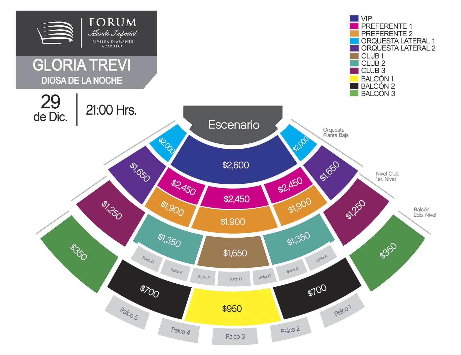 Gloria Trevi Acapulco Escenario